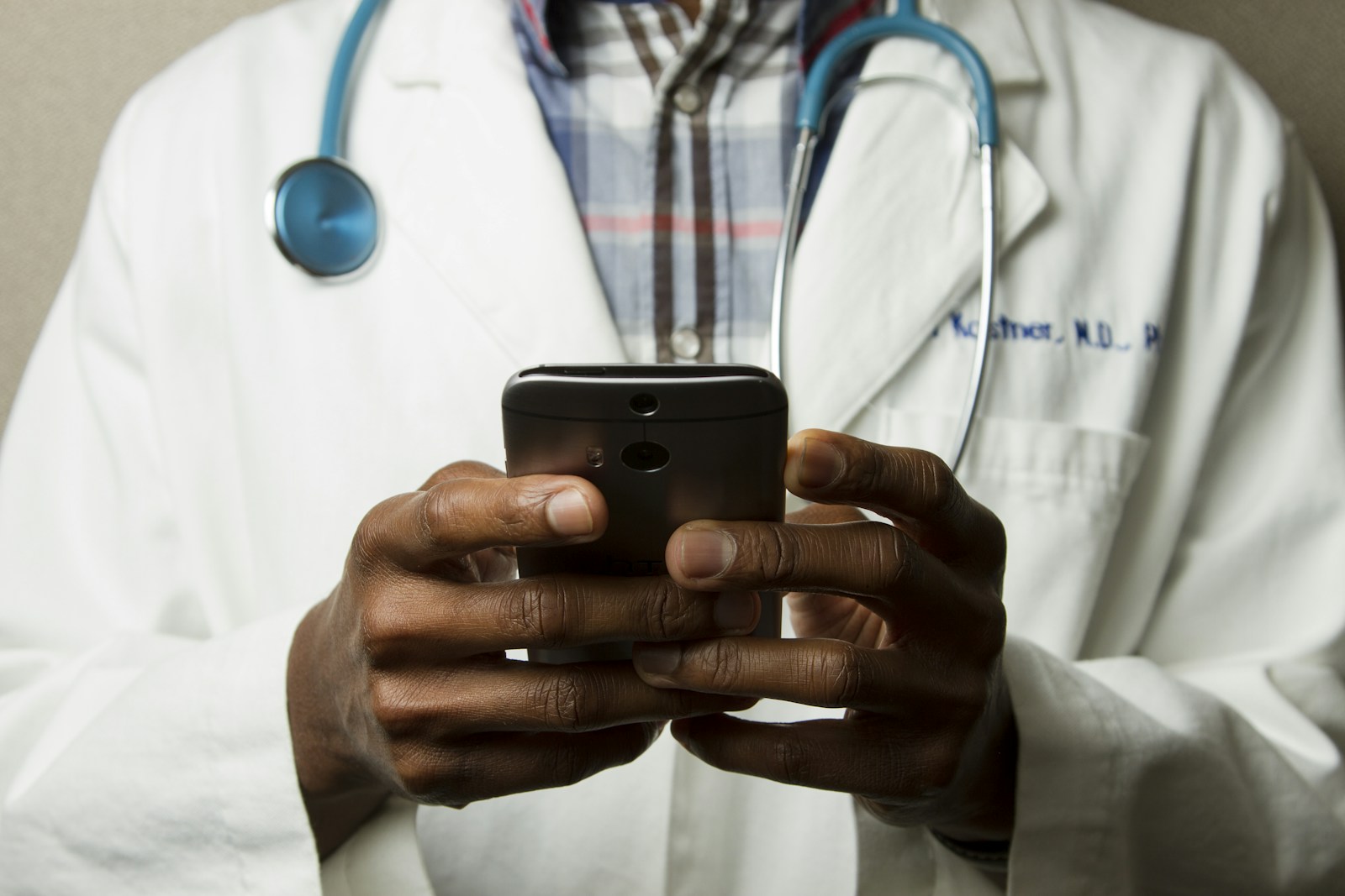 Custom healthcare software in use